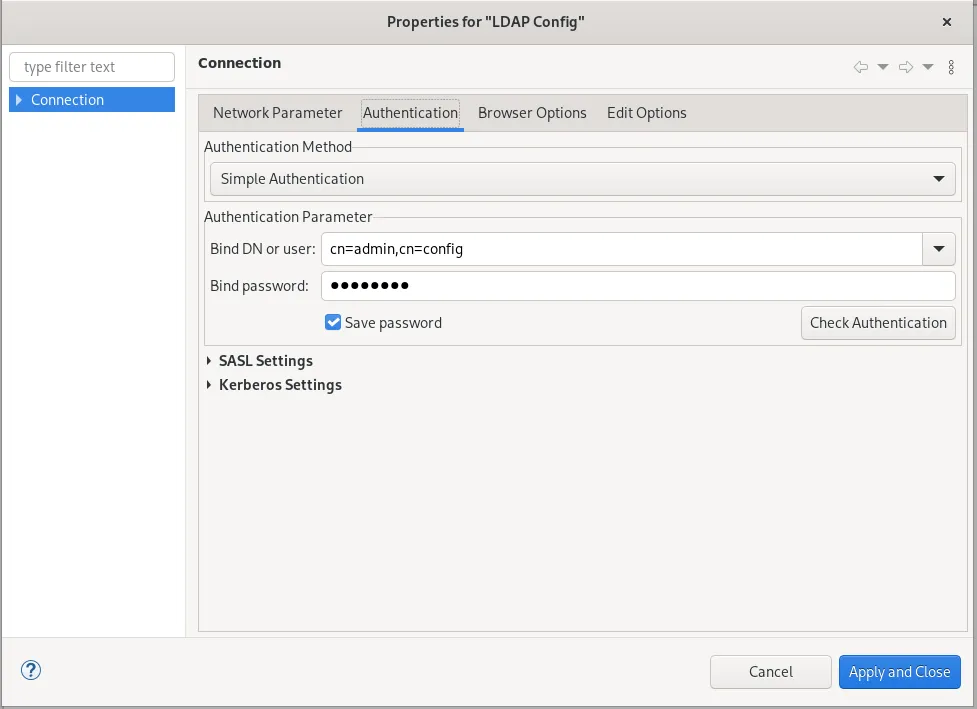 Ldap-auth-config