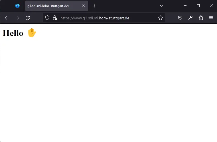 SSL connection